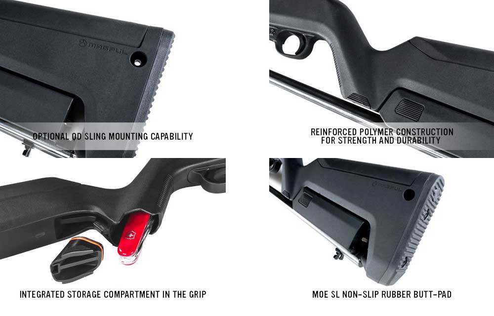 Magpul X-22 Backpacker Stock Features Continued