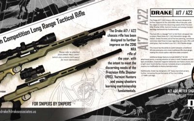DRAKE A17-A22 Match Competition Long Range Tactical Rifle